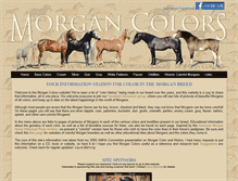 Tablet Screenshot of morgancolors.com